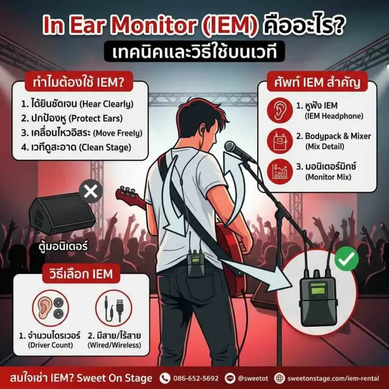 In Ear Monitor (IEM) คืออะไร